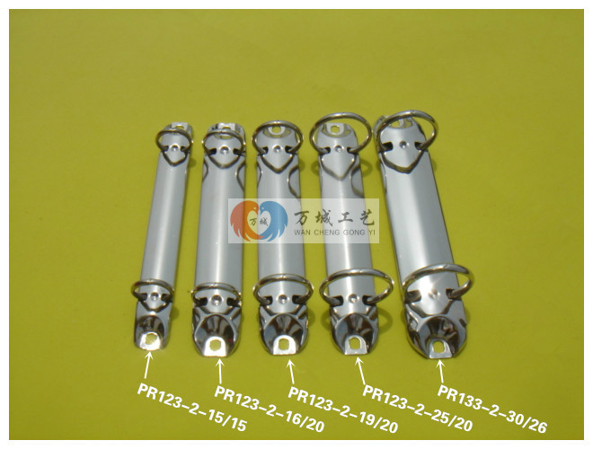 O Type 2 Holes Clip Two Holes Iron Ring Clip Two Holes Round Live Page Clip Binder Metal Iron Clip B7 Iron Clip
