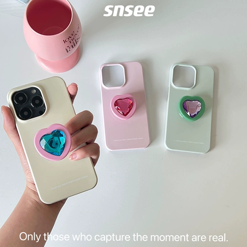 Apple, освежающая импортная милая подушка безопасности, трубка, iPhone 13, чехол для телефона, iphone, 14promax, в корейском стиле, с драгоценным камнем, 13promax