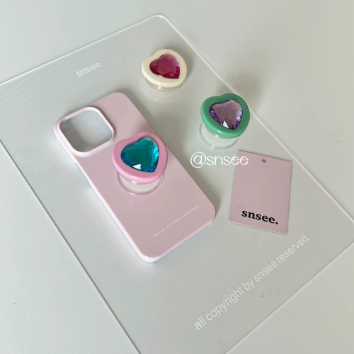 Apple, освежающая импортная милая подушка безопасности, трубка, iPhone 13, чехол для телефона, iphone, 14promax, в корейском стиле, с драгоценным камнем, 13promax