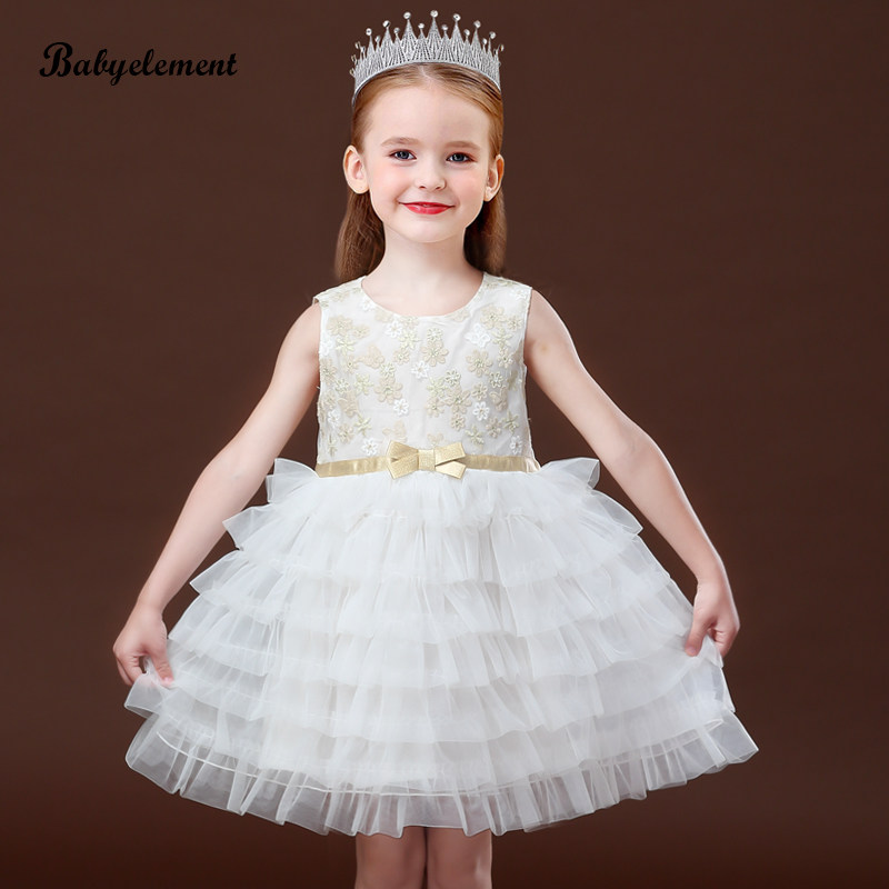 Girls dress summer 2022 new foreign school Baby Children's set summer children's puffy gauze dress Princess skirt