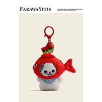 Крышка головы кои- маленькая серая кошка】 (капюшон может быть снесен