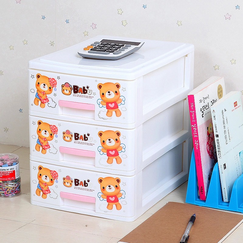 Plastic Storage Box Multi Layer Drawer Mini Cabinet Office