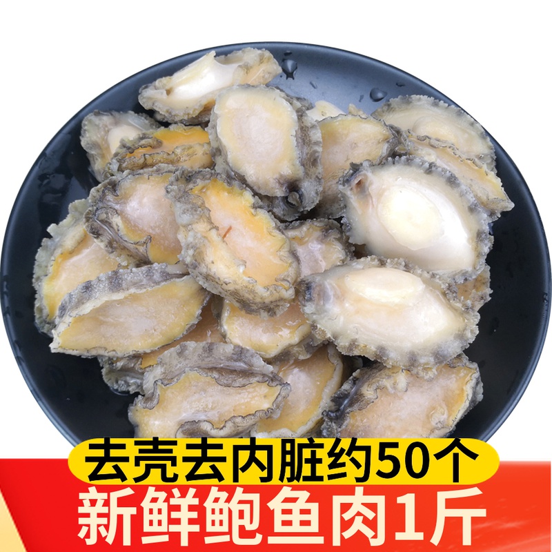 Abalone Meat 500g Fresh Frozen Large Abalone Meat Semi-finished Hotel Hotel Seafood Aqua Seafood Hot Pot Ingredients Commercial