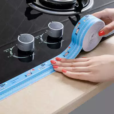 Kitchen waterproof and mildew tape kitchen sink door and window gap to fill the corner line patch sealing strip rubber strip beautiful seam paste
