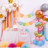 Радужный воздушный шар, детский декор для вечеринки, подарок на день рождения