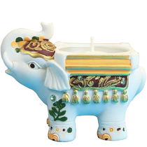 Creative elephant lion candle holder tea candle holder cartoon animal tea candle holder cafe restaurant atmosphere decoration