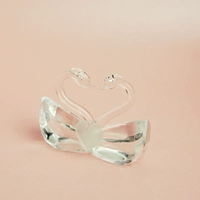 Хрустальный орнамент Лебедь