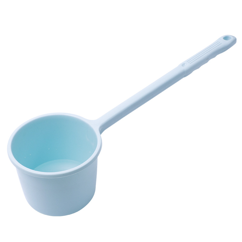Vintage Scoop Water Melon Scoop ThickEn water scoop plastic Korean style children's shower creative water spoon wood long handle scoop new style