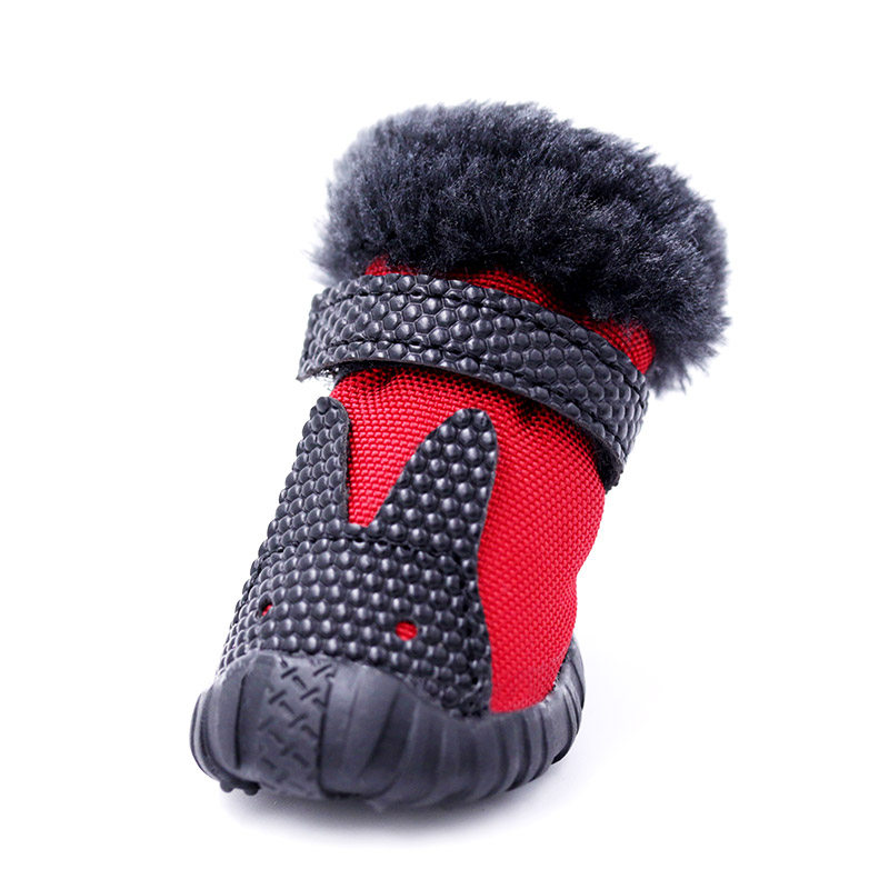 Pet dog shoes small dog Teddy does not fall off a set of 4 anti - slip warm autumn and winter soft soles