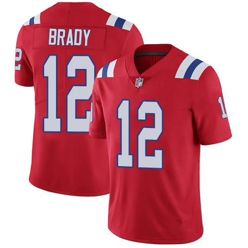 Bóng đá NFL Jersey Patriots Patriot 12 BRADY Brady II Áo thêu huyền thoại