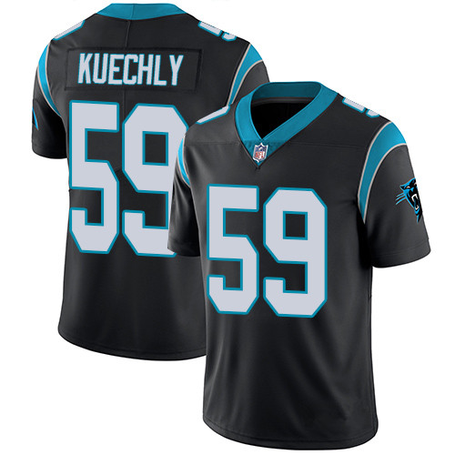NFL Football Carolina Panthers Panther 59 Áo choàng huyền thoại Kuechly II bóng ném rugby