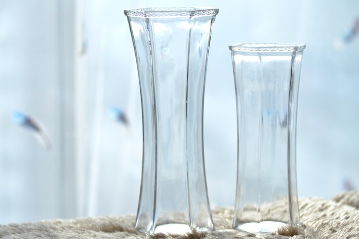 Sáng tạo đơn giản lục giác phong phú bình thủy tinh tre Hoa khô hoa cắm hoa Phòng khách sàn nhà trang trí nhà - Trang trí nội thất đồ trang trí dcor giá rẻ