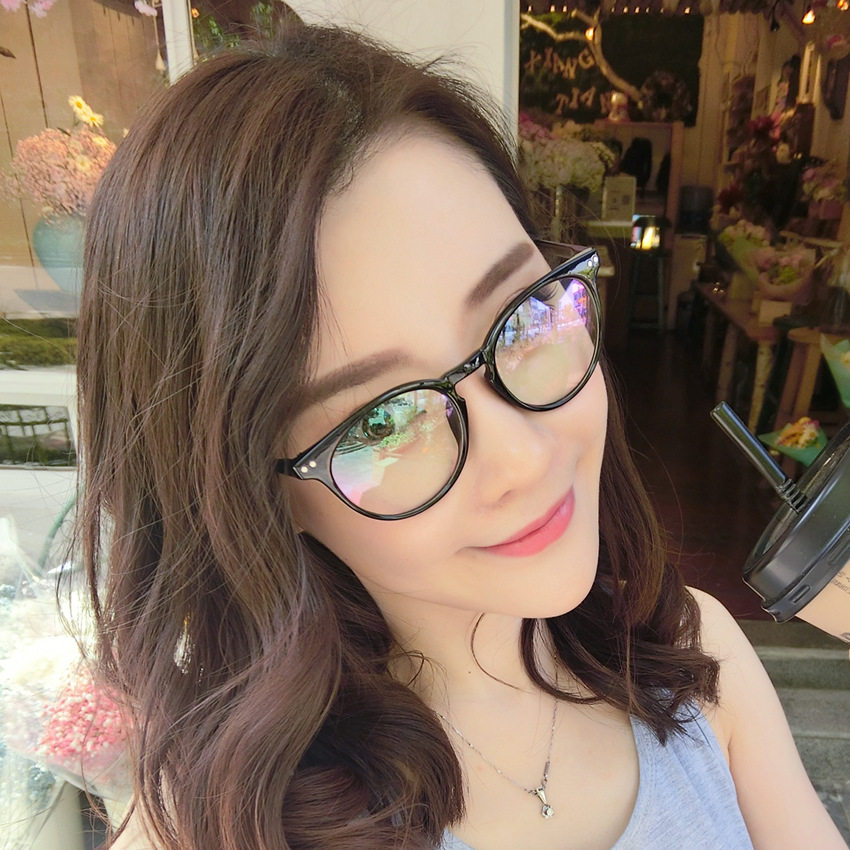 Anti-blue light display young fashion elegant presbyopic glasses women's anti-fatigue anti-radiation elderly mirror HD resin film