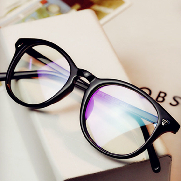 Anti-blue fashion large frame presbyopic glasses men's anti-fatigue radiation comfortable old light mirror HD elderly simple resin