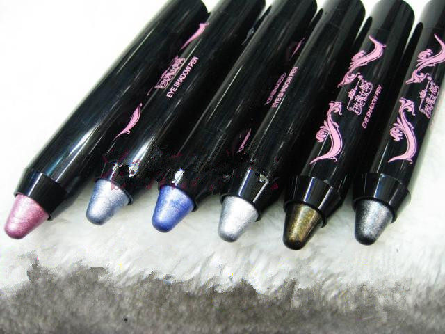 Rose girl fat eye shadow pen bead light eye shadow pen horizontal silkworm bead light pen high gloss rotating core