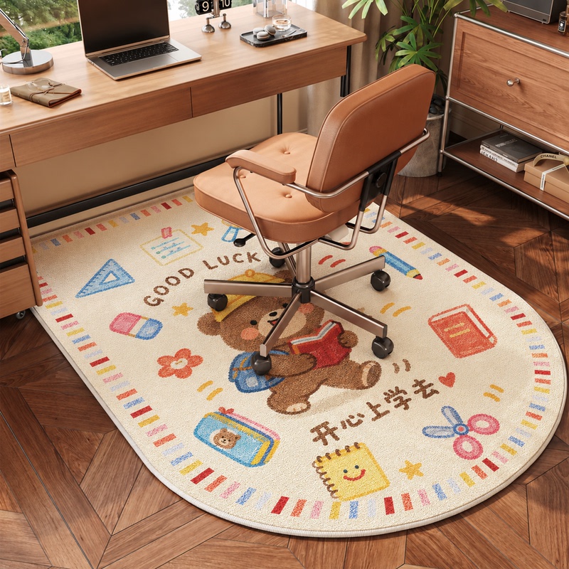 Study Room Carpet, Bedroom, Children's Desk, Study Chair, Floor Mat, Protection, Soundproofing, Reading Area, Computer Swivel Chair Study Room Carpet, Bedroom, Children's Desk, Study Chair, Floor Mat, Protection, Soundproofing, Reading Area, Computer Swivel Chair