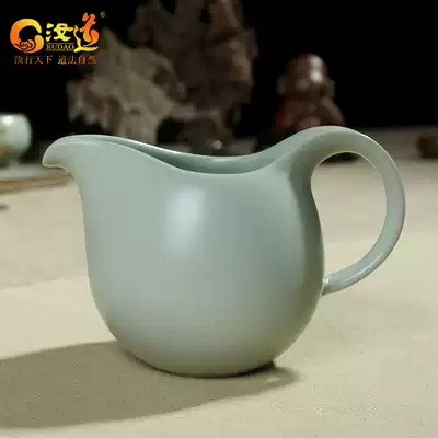 Ru Dao Ru Kiln fair cup size tea sea single household tea ceramic accessories can raise open pieces of high-end Ru porcelain
