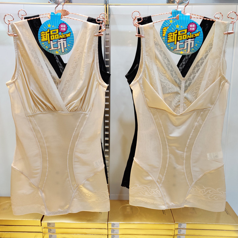 Shaped women's summer thin ultra-thin body shaping postpartum body split chest traceless waist waist vest upper body