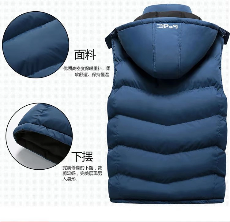 Áo vest nam cotton mùa xuân và mùa thu đông giản dị quần áo mới 2018 vest vai áo vest thanh niên áo ba lỗ trắng