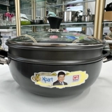 Корейская пароварка, импортная, koart, специальная авиационная, легкая, многослойная, прочная клетка для пароварки, 26 см, булочки на пару, приготовленные на пару