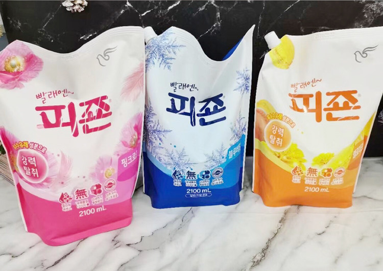 Imported from South Korea Bizhen softener clothing anti-static antibacterial bright clothing long-lasting fragrance 2100ml