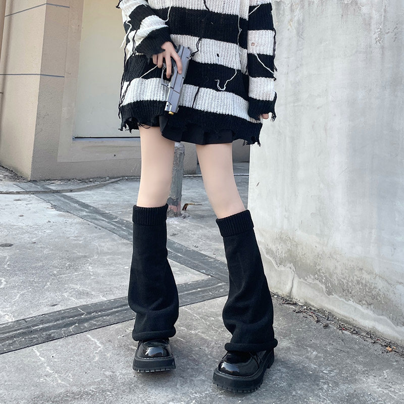 Knitted Socks Heaps Pile Socks y2k Spice Girls Day Department Students sub-cultural broadlegs Horn Legs Sleeve Jk Socks Children-Taobao