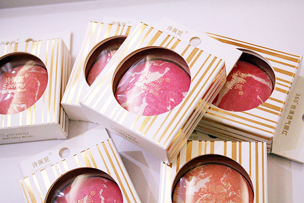 Phấn má Penny Blush Chính hãng Phấn trang điểm màu nude Petal Rouge Natural Lasting Orange Pearlescent Makeup Powder má hồng canmake