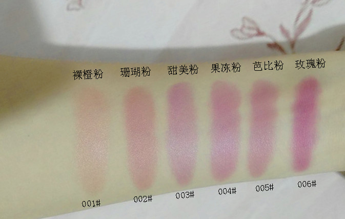 Phấn má Penny Blush Chính hãng Phấn trang điểm màu nude Petal Rouge Natural Lasting Orange Pearlescent Makeup Powder má hồng canmake