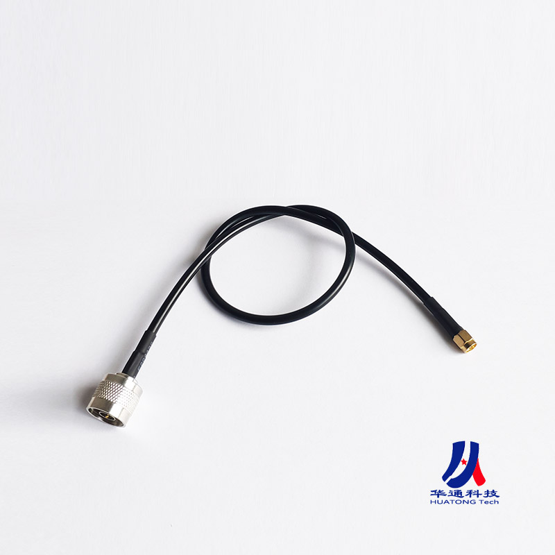 Huatong 0 5-20 m N rotation SMA public 50-3 antenna to 340M400M900M digital transmission station jumps