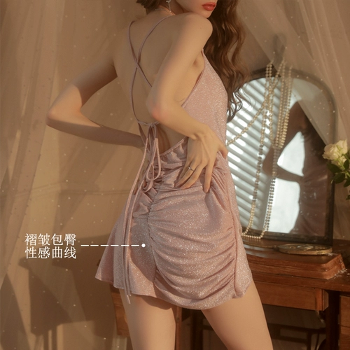 Зимняя пижама, сексуальное нижнее белье, платье-комбинация, изысканный стиль