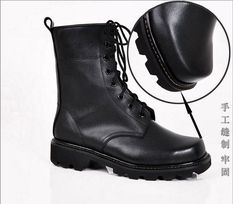 Bottes militaires en cuir - porter - Ref 1402061 Image 7