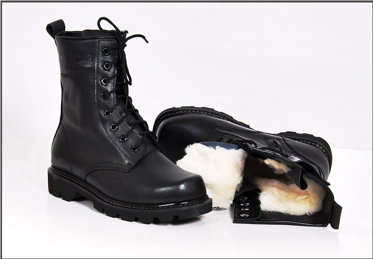 Bottes militaires en cuir - porter - Ref 1402061 Image 10