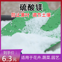 Agricultural magnesium sulfate species floriculture Flower Fertilizer Courtyard Flowers fertilizer Agricultural to prevent yellowleaf yellowing