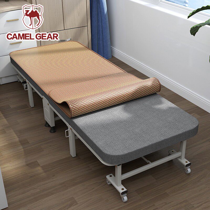 Summer folding bed bamboo and rattan breathable mat