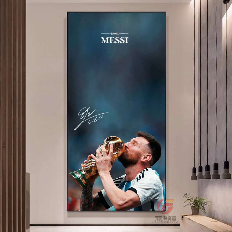 Messi Decorative Painting World Cup Argentina Fan Merchandise Birthday Gift Football Star Lottery Shop Hanging Painting Messi Decorative Painting World Cup Argentina Fan Merchandise Birthday Gift Football Star Lottery Shop Hanging Painting