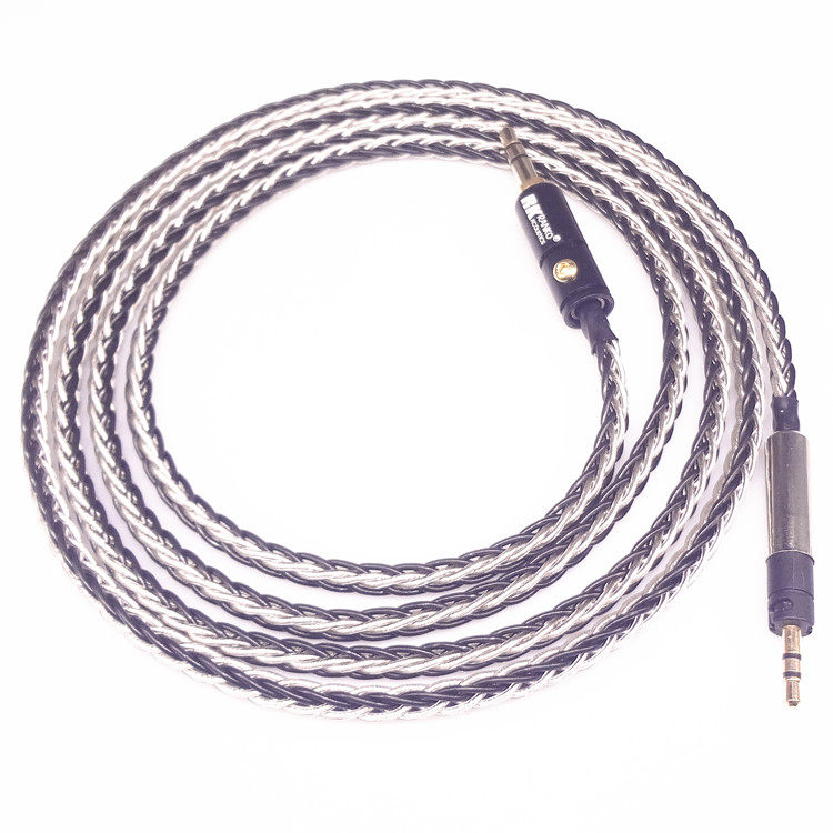 Senhai size wood steamed buns second-generation hd598se hd599 518 bronze silver plated headphone upgrade line