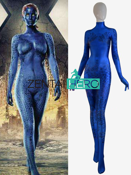 New 3D printing and dyeing X-Men's Devil Shaped Women's Tight Fit X-Men Mystique Halloween Table