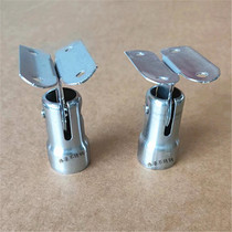Thickened stainless steel stair guardrail handrail column accessories shaking head movable connector flat bracket arc bracket support frame
