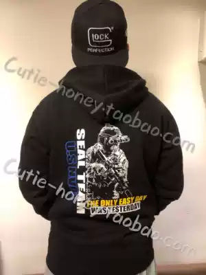 Spot NAVY SEAL training tactics outdoor military fans tactical zipper hoodie plus Velvet