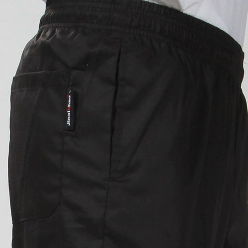 Рабочие черные штаны, летняя дышащая униформа