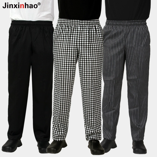 Рабочие черные штаны, летняя дышащая униформа