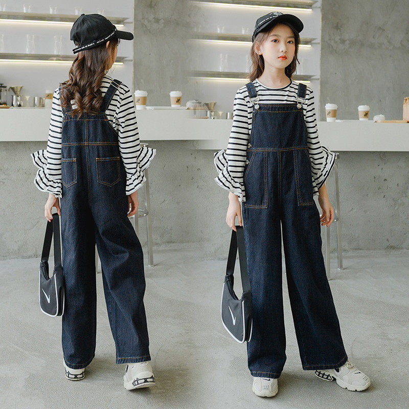 Girl Cuddling Bag Pants Suit Fall 2022 New Pro-Sub-Loaded Broadlegged Pants Korean Version CUHK Fairyboy Pants Tide
