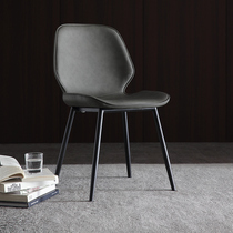 Italian style minimalist light lavish dining chair small family type net red designer home dining table and chairs combined economy type chair