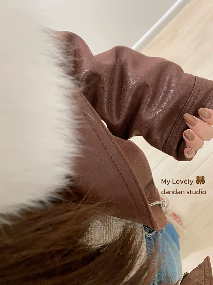 Winter velvet suede jacket, goose down, style