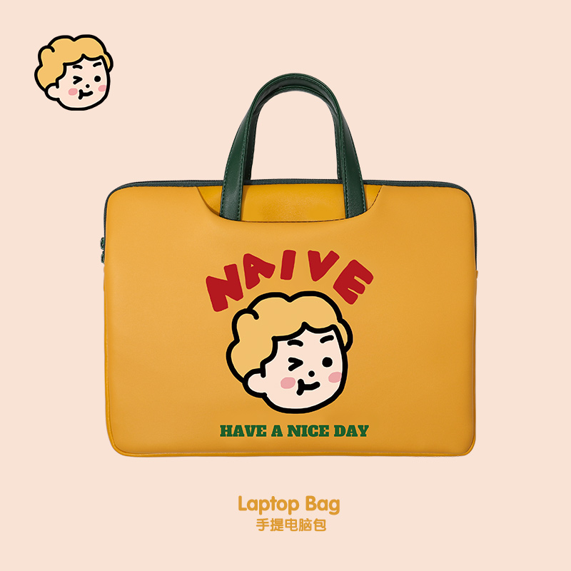 Wind and cat meals are suitable for Apple Huawei Lenovo 13 14 15 6 inches of mobile pen electric bag women