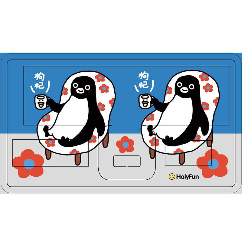 Apple 11 WELLNESS PENGUIN APPLE IPHONE MAX 6sp 7 8plus Charging Charger Head Sticker