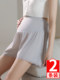 Maternity Safety Shorts to Prevent Exposure, Thin Summer Leggings, Loose-Fitting Plus-Size Ice Silk Wide-Leg Shorts for Summer Wear