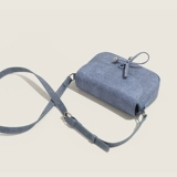 Небольшая сумка через плечо, дизайнерская джинсовая универсальная сумка на одно плечо с бантиком, ремешок для сумки