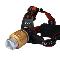 LED outdoor headlight miners lamp night fishing light searchlight rechargeable long-range 18650 battery head mounted