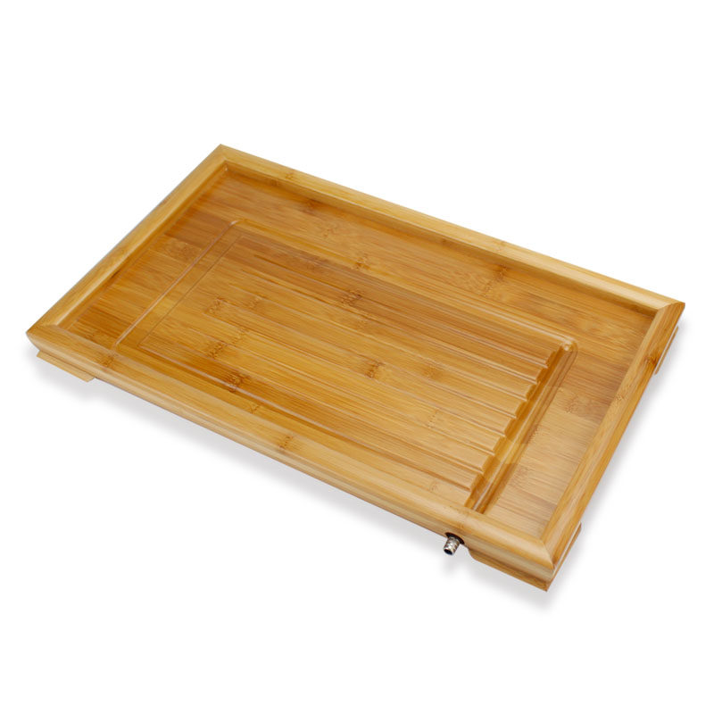 Solid Wood Tea Tray Teatai Tea Tray Qigong Fu Tea Tray Bamboo Tea Tray Tea Pan Tea Sea Tea Set Large Small And Medium Flat